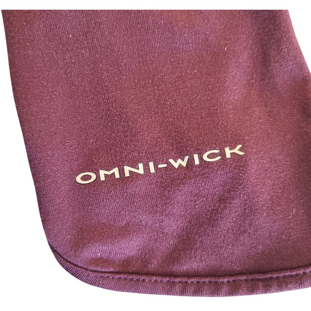 Columbia Women's Omni-Wick Long Sleeve Shirt Size XL Maroon Top - Picture 5 of 10